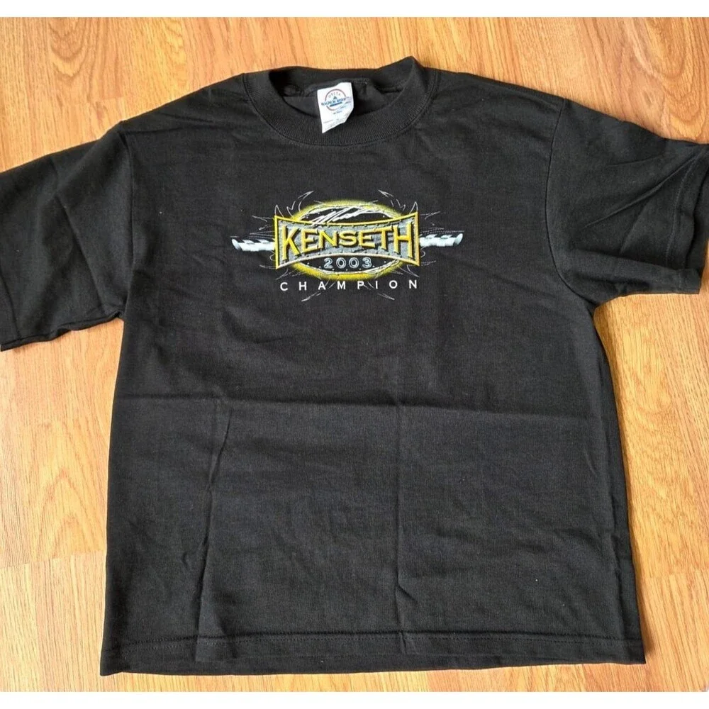 Vtg Y2K 2003 Racing Matt Kenseth #17 NASCAR Kids Tshirt SZ XS, S, M Dewalt Ford